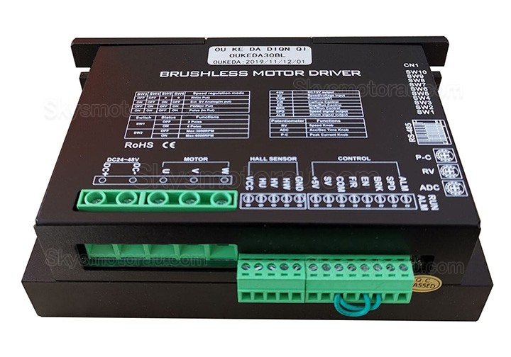 OUKEDA OUKEDA30BL 3 Phase Brushless DC Motor Driver Controller 24-48V 30A